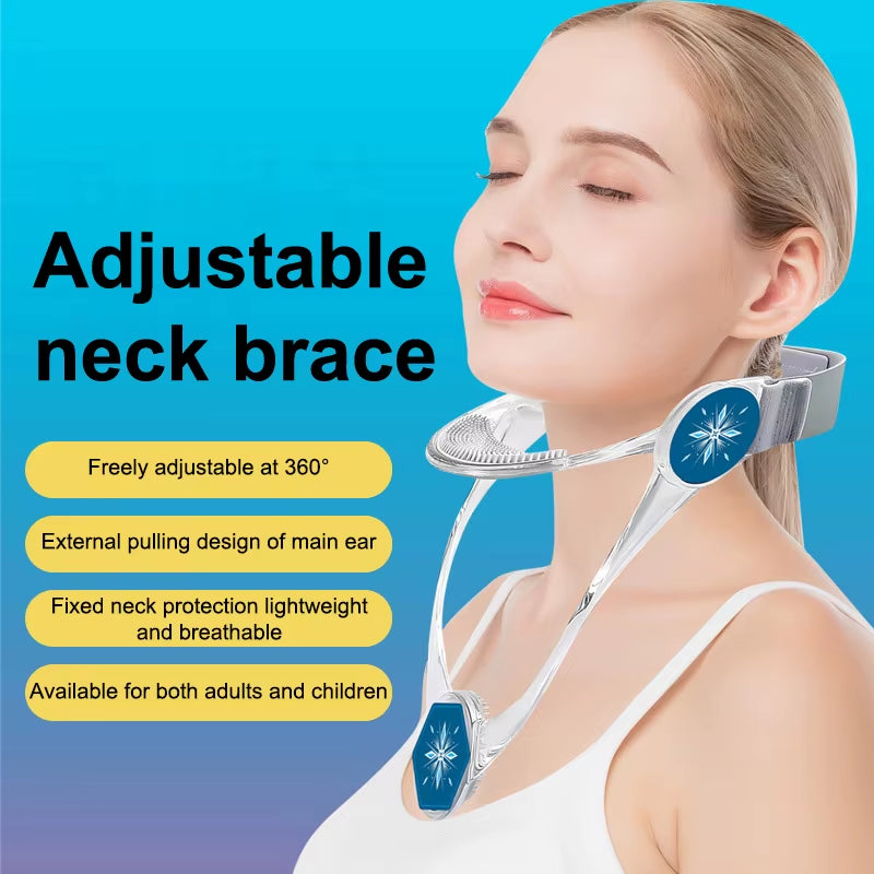 Posture Correction Pain Prevent Head Low Double Chin Adjustable Cervical Traction Device Neck Support Braces Decompressed Spine